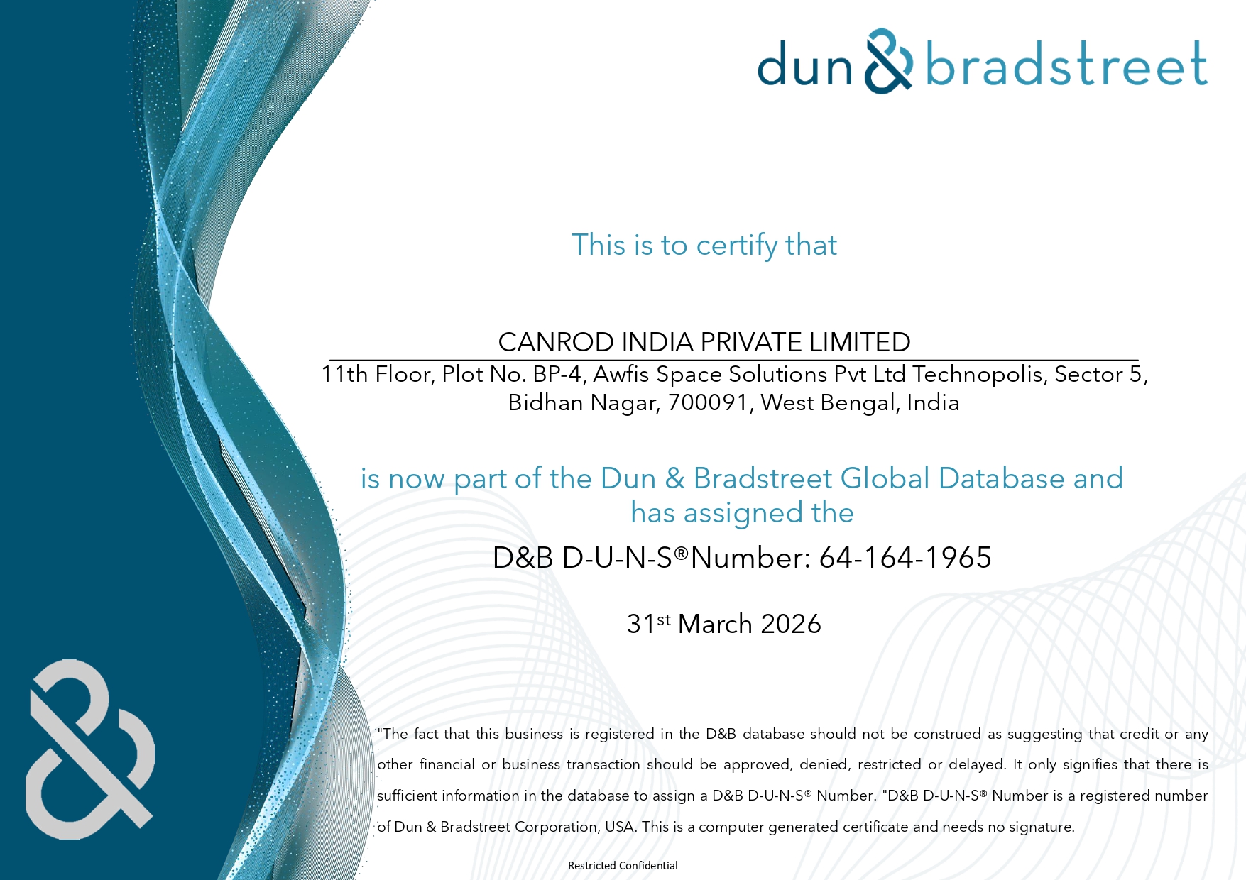 Canrod Certification Badge